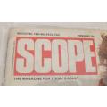 Vintage 1989 Scope magazine March 30th