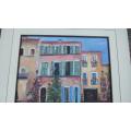 An original oil on board painting of a Venice type scene , professionally framed and signed