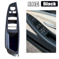 Black Right Car Interior Handle Inner Door Armrest Panel Pull Trim Cover For BMW 5 series F10 F11 RH