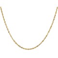 9k / 9ct gold Singapore CHAIN: 2.5mm wide, 45cm
