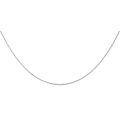 9k / 9ct white gold CHAIN: Wheat or Spiga link, 1.1mm wide, 45cm