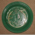 Wall plate / bowl, glazed, 28cm diameter