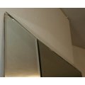 Large bevelled wall mirror on base, 110cm x 209cm  a project