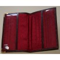 Genuine Cartier leather hold all / cheque book / document holder / whatnot
