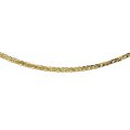 18k / 18ct gold CHAIN: Wheat or Spiga link, 0.9mm wide, 42cm