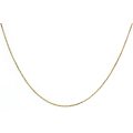 18k / 18ct gold CHAIN: Wheat or Spiga link, 0.9mm wide, 42cm