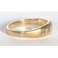 19.2k / 19.2ct Portuguese rose gold link RING, 6mm wide. Ready for you. Last one!