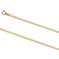 9k / 9ct gold oval curb CHAIN: 1.8mm wide, 55cm