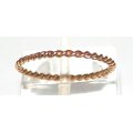 Twisted wire BAND: 19.2k / 19.2ct Portuguese rose gold, size O. Ready for you. Last one!