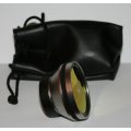 Video lens: I.R. Optics Digital AF Video 0.45x Wide, back cap, pouch, made in Japan. Excellent