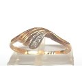 Diamond Swirl RING: 19.2k / 19.2ct Portuguese rose gold. Ready for you. Last one!
