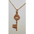 9k / 9ct gold 21st key Pendant / Charm. Ready for you. Last one!