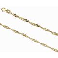 9k / 9ct gold Singapore CHAIN: 1.9mm wide, 55cm