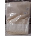 Cream Lace Voile Curtain 5m x 215cm - Old stock sealed