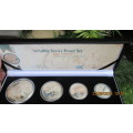 HIGHLY COLLECTIBLE 2003 RHINO PROOF SILVER SET WILDLIFE SERIES
