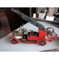 HAND CRAFTED TIN PLATE FIRE ENGINE