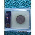 NICE COLLECTIBLE ZAR 1897 1 SHILLING SANGS GRADED XF-40