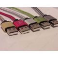 Braided micro-USB Fast Charging Cable (2m, 2.1A)(Local Stock)