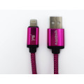 Baninja Braided Apple Iphone Lightning to USB fast charge and sync cable 2m, 2.0A (In Stock)