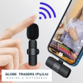 Wireless Microphone / Lavalier Microphone Audio Video Recording Mini Mic For Android/iPhone