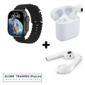 Smart Watch with Fitness Health Watch / W8 Ultra Smartwatch plus duel strap and  TSW earbuds