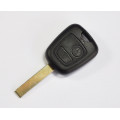 Peugeot 2 Button Remote Key Blank With 407 Blade