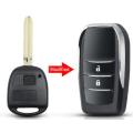 2 Buttons Modified Flip Remote Key Shell Case fit for TOYOTA Corolla ,Land cruiser