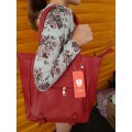 Large ladies bag - Last 2 on Auction. 1 red & 1 mustard