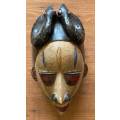 3 West African Hand Carved masks