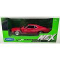 **NEW** 1/24 Welly NEX 1970 Ford Mustang Boss 302 Red