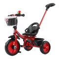 Children`s Hand Push Tricycle 3-Wheel Baby Stroller Carriage With Handle