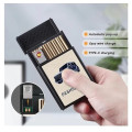 2 in 1 usb charged cigarette casing with build in lighter