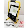 100W LED RECHARGEABLE FLOOD LIGHT CAMPING LIGHT WATER PROOF CAMPING LIGHT OUT DOOR RECHARGABLE LIGHT