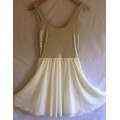 CREAM AND GOLD DRESS - TEENAGE GIRL by Forever New - SIZE 30 (6) - DRESSES - GIRLS