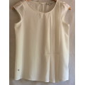 FLOWY TOP - CREAM - DECENIO