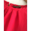 FLOWY TOP - RED - DECENIO - SIZE SMALL - LADIES CLOTHING - CLOTHING