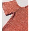 TOPS - DROPPED SLEEVE - TIGHT FIT - TEENAGE GIRL - SIZE 6 (30) - CLOTHING - LADIES - CORAL COLOUR