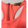 TOPS - FLOWY TOP - TEENAGE GIRL - SIZE 6 (30) - CLOTHING - LADIES - CORAL COLOUR