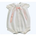 BABYGROW - BABY - 6/12 MONTHS - WHITE AND PINK