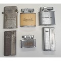 6 vintage lighters