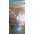 Antique French Sevres ` Style ` Urn. ( Picking Cherries ) 21` Tall FOR THE STATELY HOME