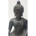 Antique  Bronze Lost Wax Casting of Ayutthaya Buddha statue