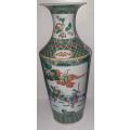 Large 1910 - 1935 Chinese Famille Verte Vase