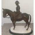 Early 1900 Bronze Soldier on Horseback. 1 of a kind!!!! High quality Bronze
