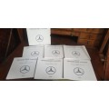 6 x Mercedes-Benz books in slip case.