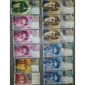 Swiss Franc Notes set  Schweizerische Nationalbank