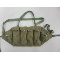 Authentic Chinese Chicom 4 Cell Chest Webbing