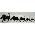 Warthog Family Vinyl Sticker Large