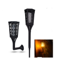 LED Solar Flame Flickering Lawn Lamp Plum Torch Light
