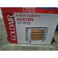 6 BAR QUARTZ HEATER BRAND NEW IN BOX TESTED AND BOXED BARGAIN!